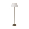 Lampe sur pied en métal satiné abat-jour blanc Kirosh Promotion