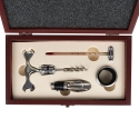 Coffret en bois avec set de 4 accessoires pour vin Vynota Offre