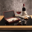 Coffret en bois avec set de 4 accessoires pour vin Vynota Vente