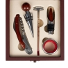 Coffret en bois avec set de 5 accessoires pour vin Cesta Offre