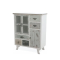 Shabby chic houten kast met 5 lades en 3 deuren Decapé Aanbieding