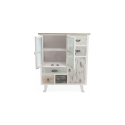 Shabby chic houten kast met 5 lades en 3 deuren Decapé Verkoop