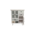 Shabby chic houten kast met 5 lades en 3 deuren Decapé Aanbod
