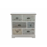 Shabby Chic Houten Ladekast 6 Lades 77x35x77cm Decapé Aanbod
