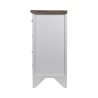 Commode shabby chic en bois 8 tiroirs 65x37x81cm Sardinia Offre