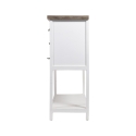 Shabby chic houten console met 9 lades 80x32,5x82cm Sardinia Aanbod