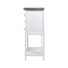 Shabby chic houten console met 9 lades 80x32,5x82cm Sardinia Aanbod