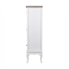 Hoge houten ladekast 8 lades 58x35x123cm shabby chic Sardinia Aanbod