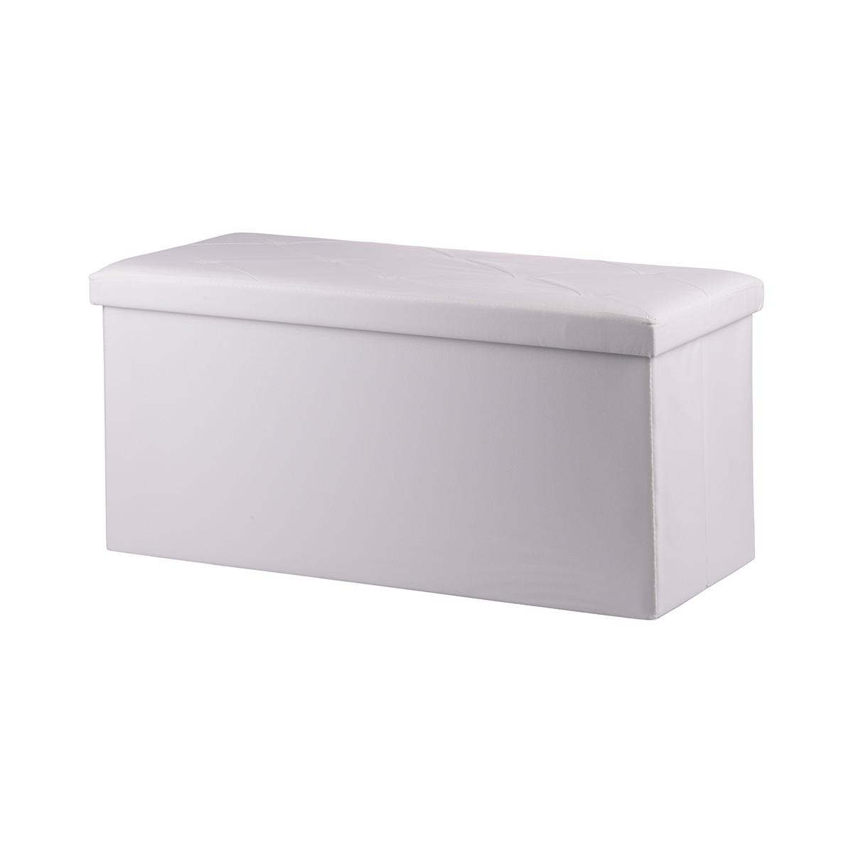 Witte opbergpoef multi-inzetbaar 78x38x38 cm Morva Aanbieding Witte opbergpoef multi-inzetbaar 78x38x38 cm Morva Aanbieding