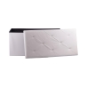 Witte opbergpoef multi-inzetbaar 78x38x38 cm Morva Verkoop