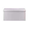 Witte opbergpoef multi-inzetbaar 78x38x38 cm Morva Aanbod