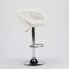 Tabouret Haut de bar cuisine industriel similicuir chesterfield Tucson Design Achat