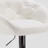 Tabouret Haut de bar cuisine industriel similicuir chesterfield Tucson Design 
