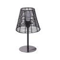 Lampe de bureau effet effet rotin Sayura Choix