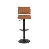 Ensemble de 2 tabourets de bar pivotants en similicuir style industriel Teyama Vente