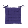Set van 5 stoelkussens voor keukenstoelen 40x40cm met strikken Lomake 