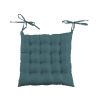 Keukenkussen met striklinten 40x40 cm linnenlook Alara Model