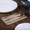 Set de 16 couverts en acier inoxydable satiné à manche martelé Harlem Vente
