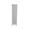 Shabby chic vitrinekast Valencia met 2 glazen deuren en 5 lades Korting
