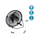 Ventilateur de table USB avec inclinaison ajustable 4,5 W Fresh Choix