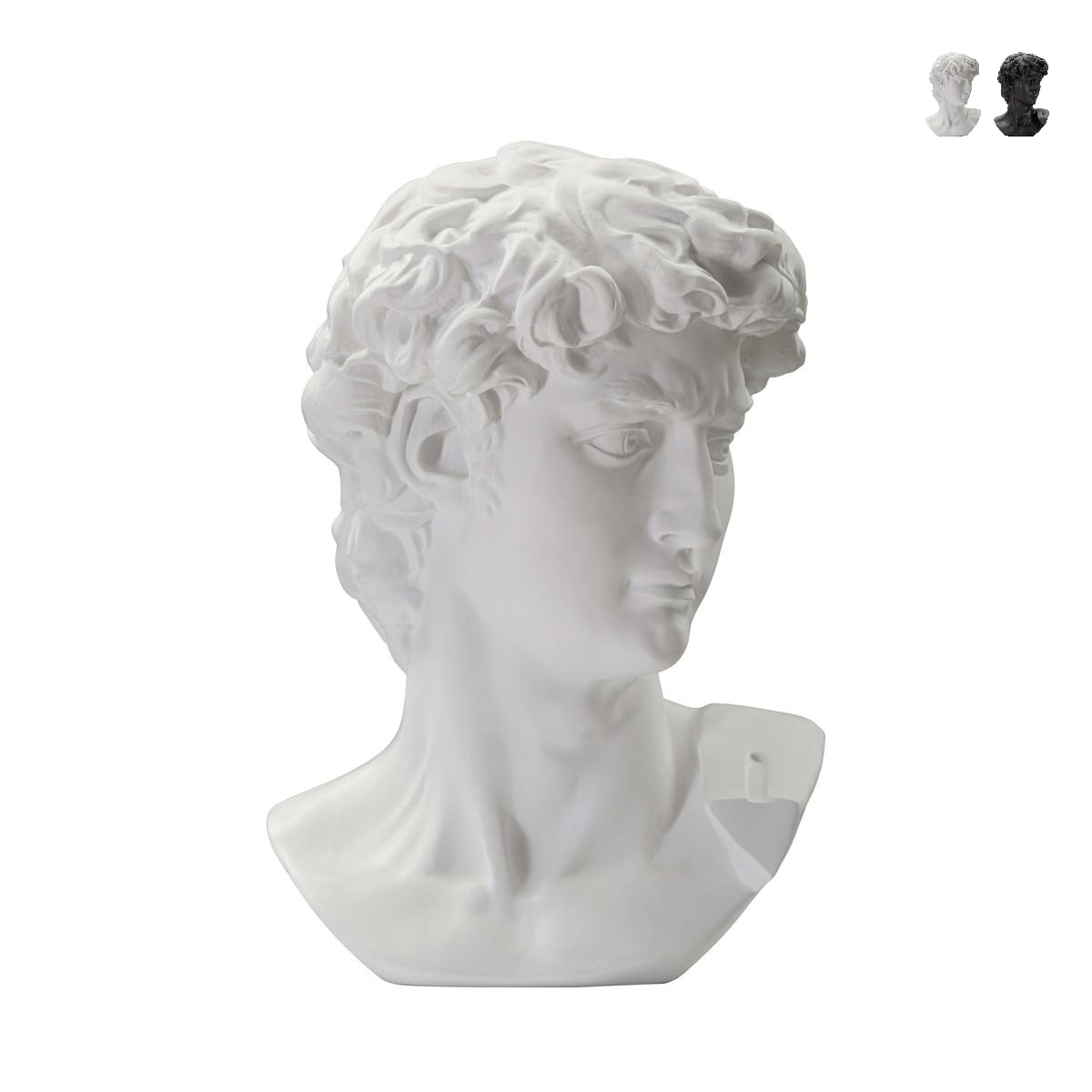 Decoratief beeld hoofd man in hars 44x35,5x60cm David Aanbieding Decoratief beeld hoofd man in hars 44x35,5x60cm David Aanbieding