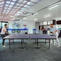 Table de ping-pong pliante professionnelle 274x152.5 cm Booster Remises
