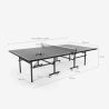 Table de ping-pong pliante professionnelle 274x152.5 cm Booster 