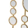 Panneau décoratif design géométrique avec miroirs dorés Gloss Remises