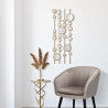 Panneau décoratif design géométrique avec miroirs dorés Gloss Vente