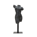 Statuette décorative buste femme en résine noire Afrodite Promotion