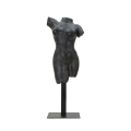 Statuette décorative buste femme en résine noire Afrodite Promotion