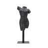 Statuette décorative buste femme en résine noire Afrodite Promotion