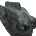 Statuette décorative buste femme en résine noire Afrodite Remises