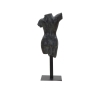 Statuette décorative buste femme en résine noire Afrodite Réductions