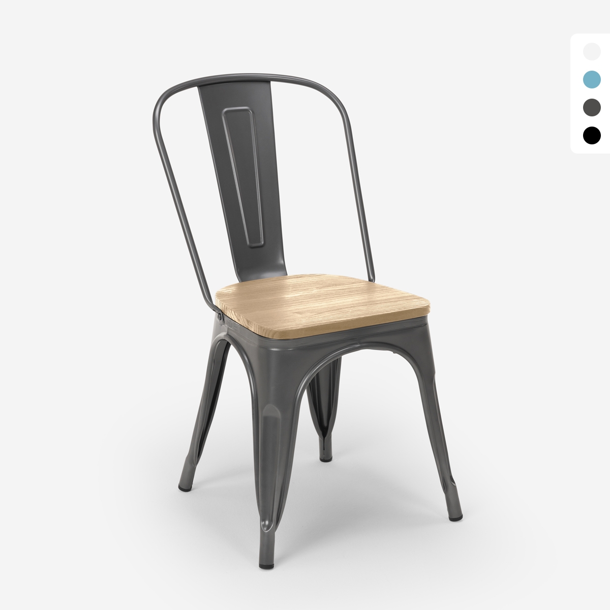 chaise cuisine industrielle design style steel wood top light chaise cuisine industrielle design style steel wood top light