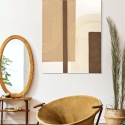 Abstract schilderij op canvas in boho chic stijl 100x80 cm Lofty Verkoop