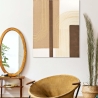 Abstract schilderij op canvas in boho chic stijl 100x80 cm Lofty Verkoop