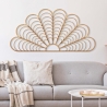 Decoratief wandpaneel bamboe-ventilator effect 160x80 cm Panama Verkoop