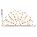 Decoratief wandpaneel bamboe-ventilator effect 160x80 cm Panama Catalogus