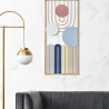 Moderne 3D wanddecoratie paneel in gekleurd metaal Avira Verkoop