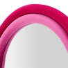 Miroir mural avec cadre en tissu arqué 160x60x4 cm Cloe Choix