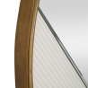 Ronde wandspiegel 80cm met gouden lijst Tolosa Kortingen