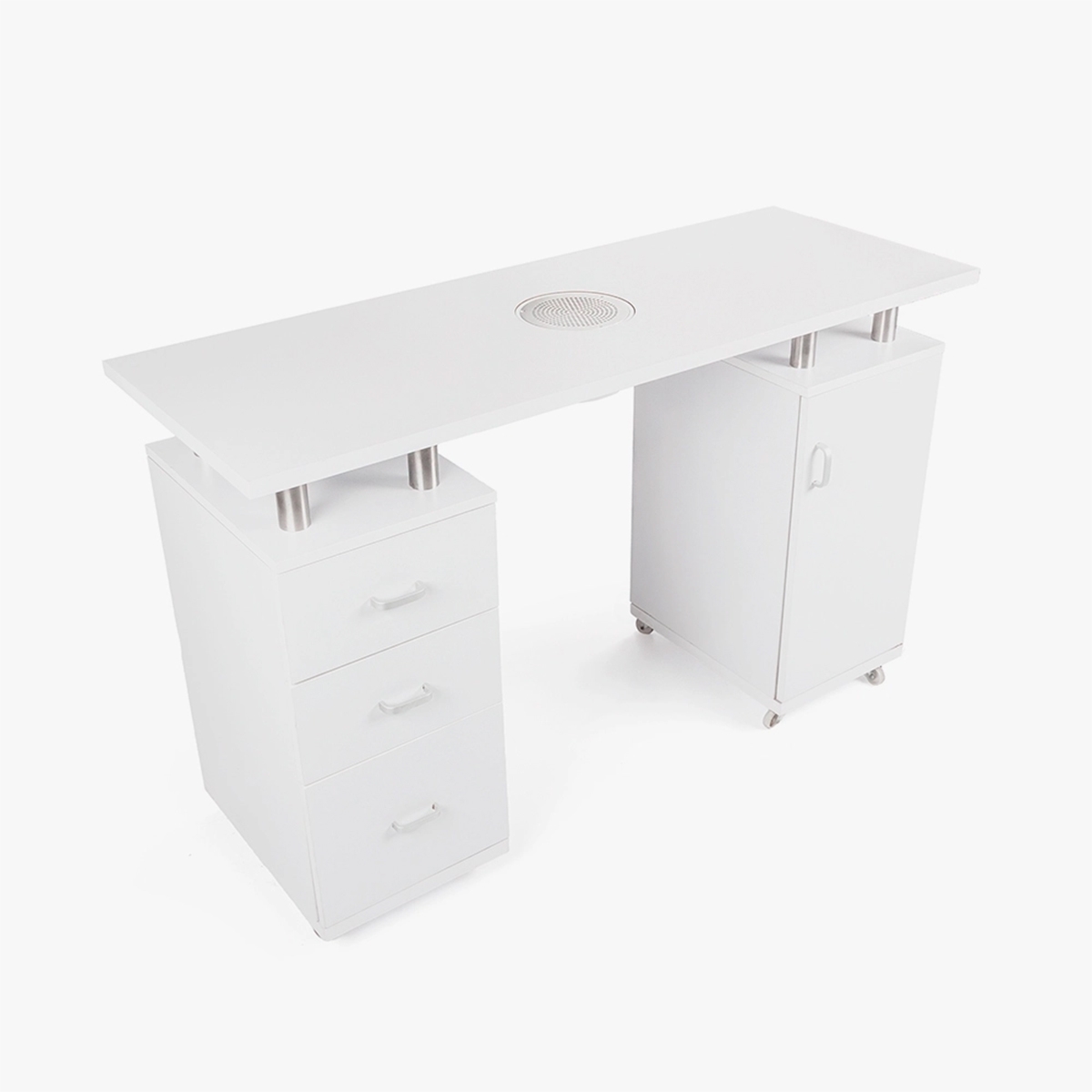 Table de manucure pour la reconstruction des ongles avec aspirateur et tiroirs Tibi Promotion