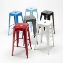 tabouret de bar design industriel en acier et métal steel up 