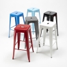tabouret de bar design industriel en acier et métal steel up 