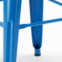tabouret de bar design industriel en acier et métal steel up Modèle