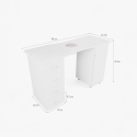 Table de manucure et reconstruction des ongles avec aspirateur et tiroir Tone 