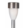 Set van 12 RVS tuinlampen met schemersensor Salto Korting
