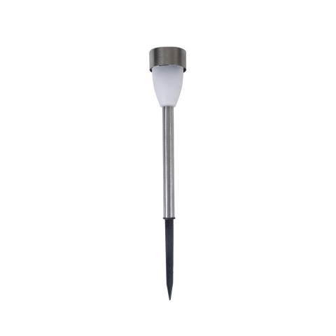 Set van 12 RVS tuinlampen met schemersensor Salto Aanbieding