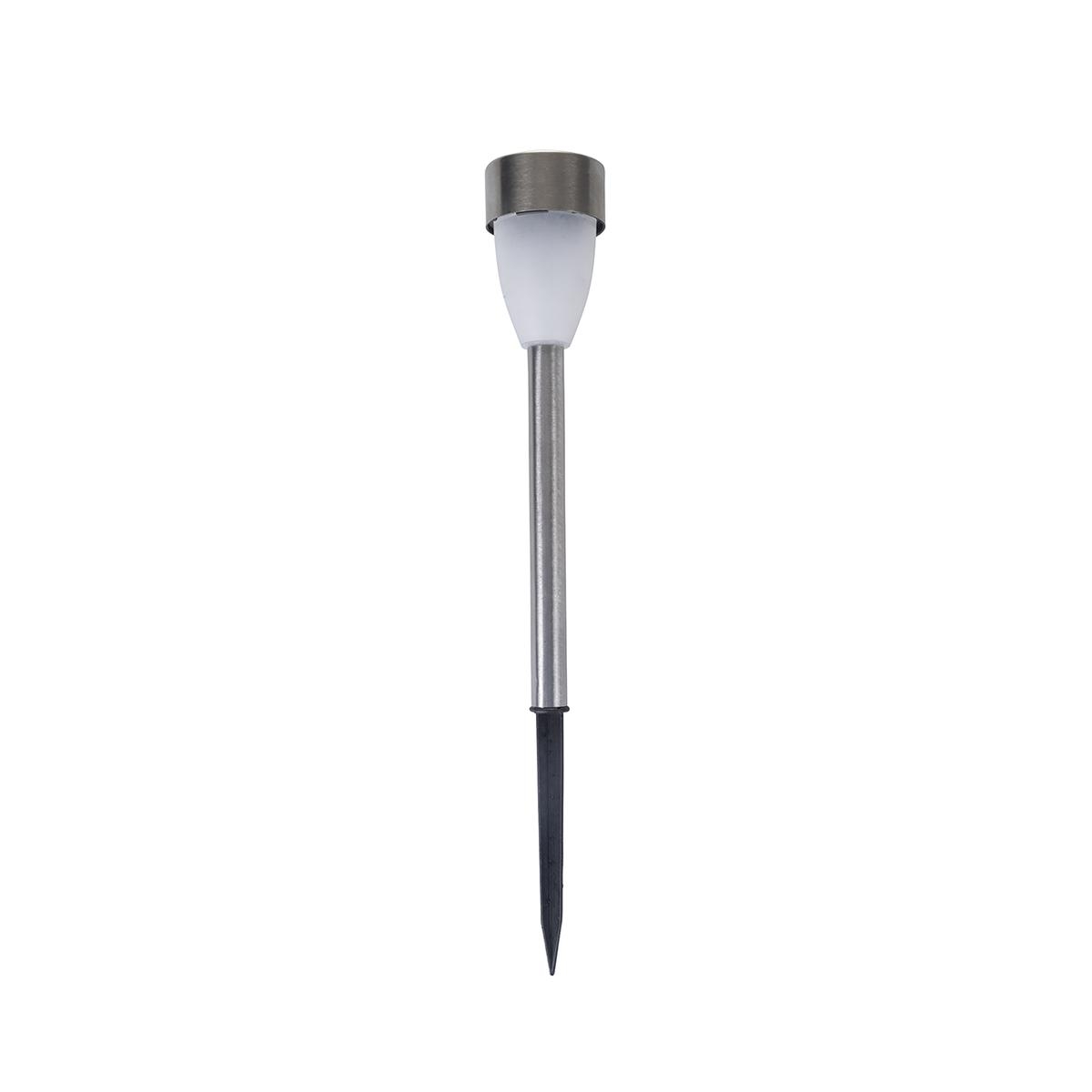 Set van 12 RVS tuinlampen met schemersensor Salto Aanbieding Set van 12 RVS tuinlampen met schemersensor Salto Aanbieding